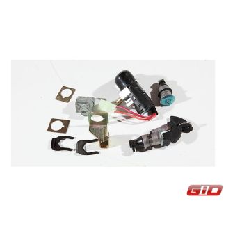 Ignition Lock And Key Set - Gemini Universal Set includes ignition(2 wire). seat lock, battery lock and 2 keys