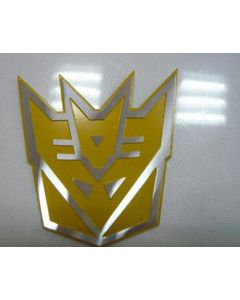 Decal Decepticon YELLOW 3D